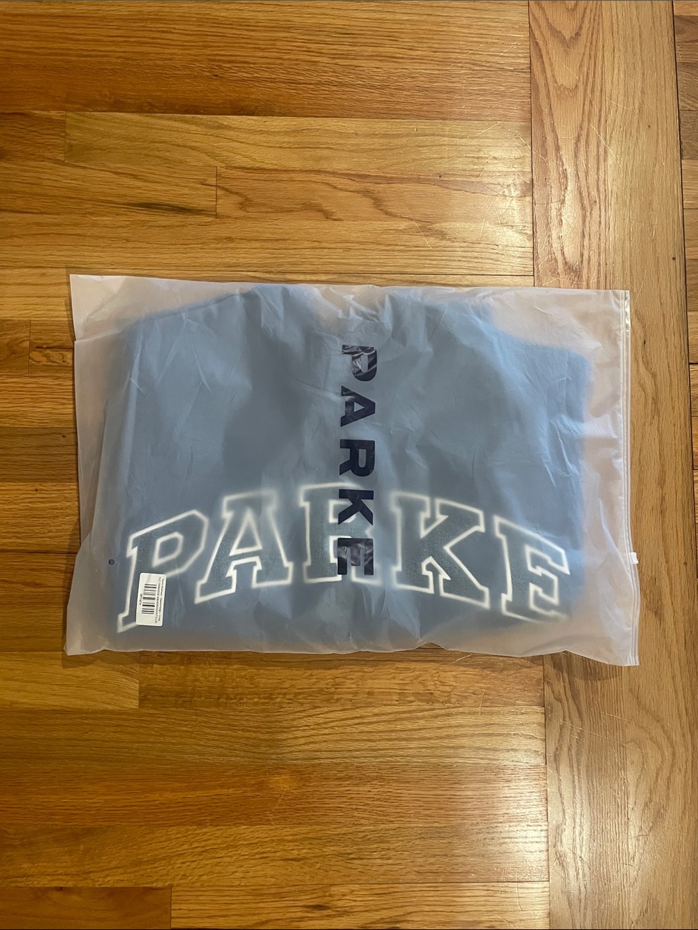 PARKE Vintage Denim Varsity Mockneck  Sweatshirt-Indigo-Authentic